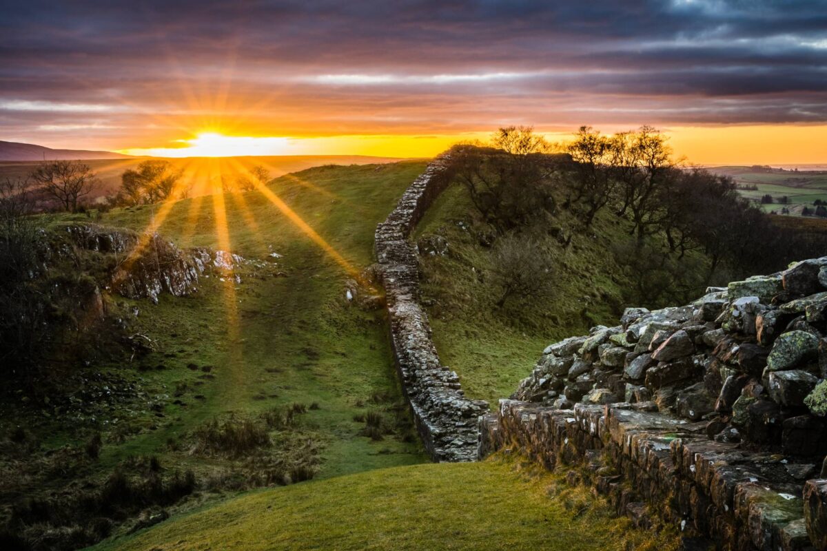 View of Hadrian's Wall