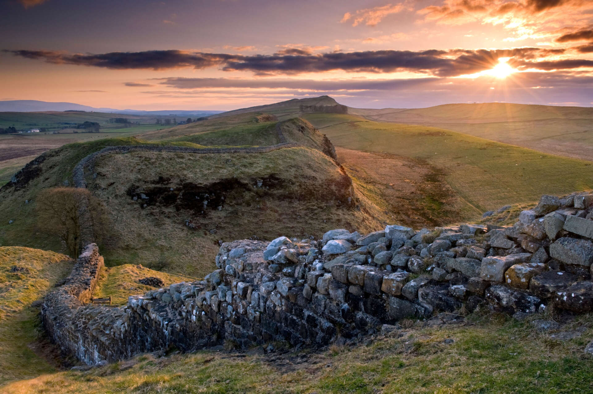 View of Hadrian's Wall