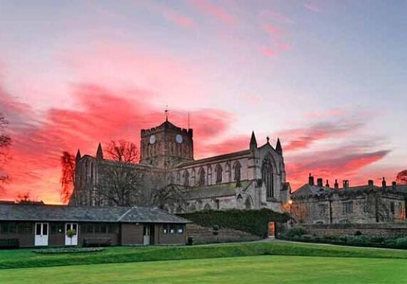 View of Hexham Abbey, Northumberland