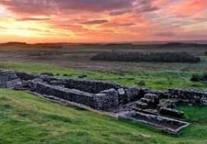 View of Housesteads Roman Fort, Hadrian's Wall