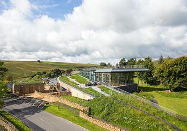 View of the Sill Landscape Discovery Centre, Northumberland National Park