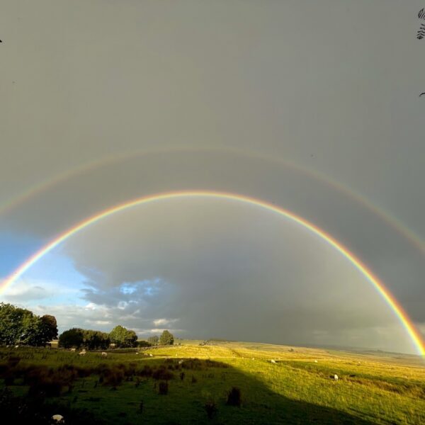 View of Double Rainbow from Vesta View